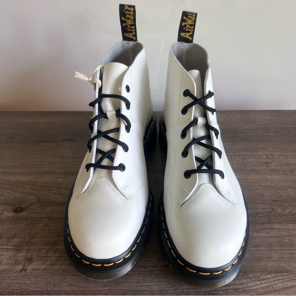 Dr. Martens New Unisex Church White Leather Monkey Boot Size 11 Or 12 #744
